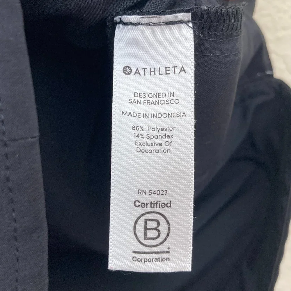 Athleta Ascender Athletic Gym Shorts Side Stripes Running Workout - Picture 10 of 12